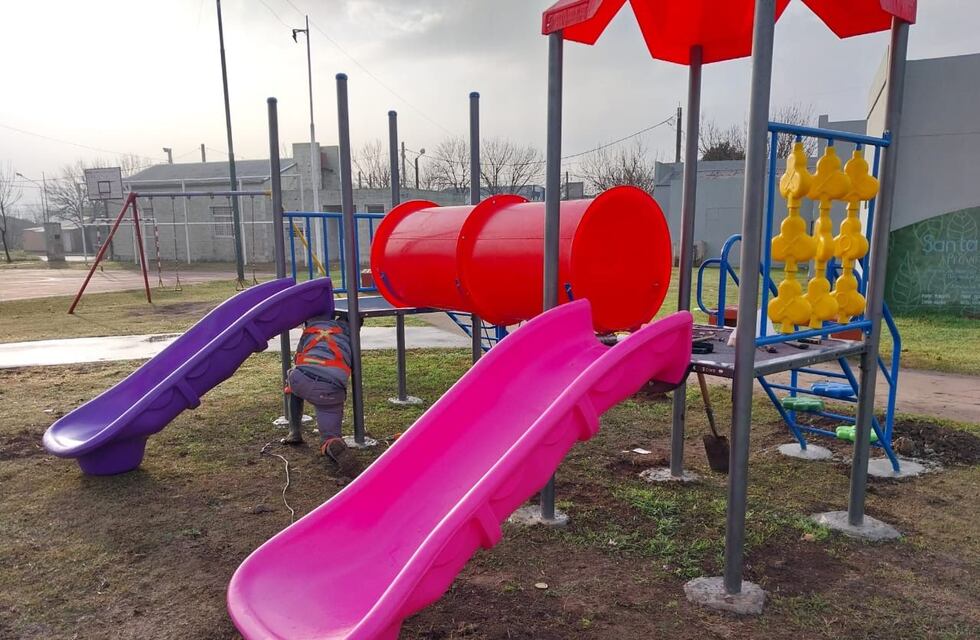 Mejoraron las plazas de los barrios Los Nogales, Amancay y Virgen del Rosario