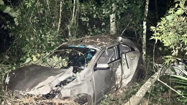 Despiste y milagro en la ruta al aeropuerto de Iguazú: un herido.