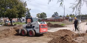 Tres Arroyos, se trabaja en la extensión de la red de gas sobre calle Mitre