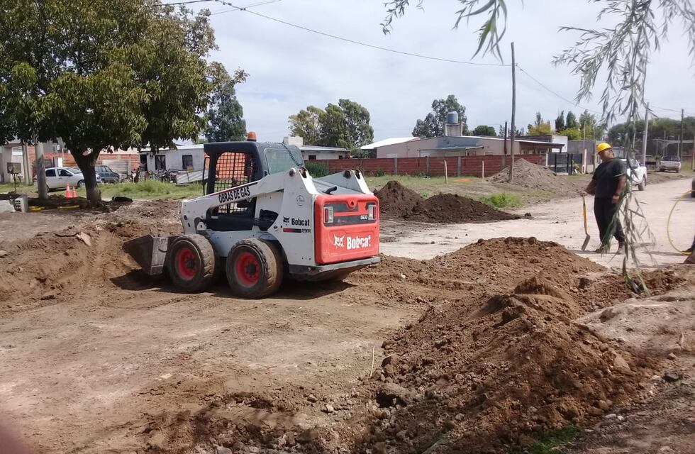 Tres Arroyos, se trabaja en la extensión de la red de gas sobre calle Mitre