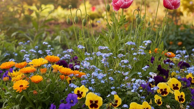Cuáles son las tres plantas que se siembran en octubre y florecen en verano
