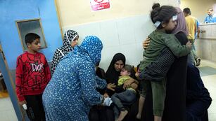 Crisis humanitaria en Gaza.