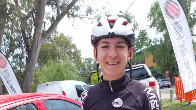 Francisco Romero pedalista de Arroyito