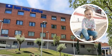 Juanita Ghiotti fue operada con éxito de sus manitos en Barcelona.