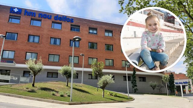 Juanita Ghiotti fue operada con éxito de sus manitos en Barcelona.