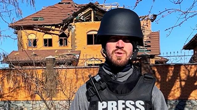 Bryan J. Mayer, el periodista rafaelino que es corresponsal de guerra en Ucrania