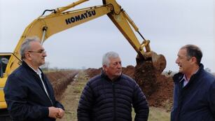 Trabajos en el Bajo Peretti
