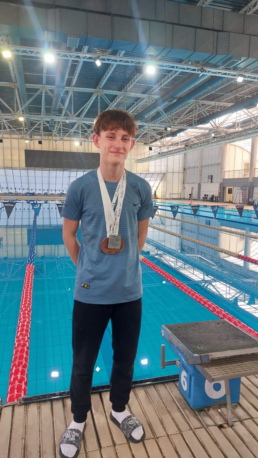 Benicio Murua natación Córdoba Juegos Evita 2025