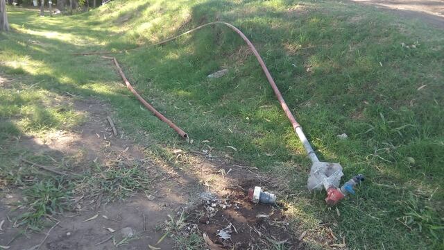 Robo de una bomba sumergible en el predio del Autódromo, de la Subcomisión de Enduro-Motocross