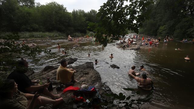 Río Santa Rosa, en Calamuchita.