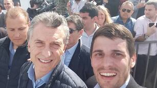 Viotti y Macri en su anterior paso por Rafaela