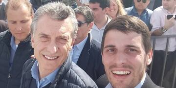 Viotti y Macri en su anterior paso por Rafaela
