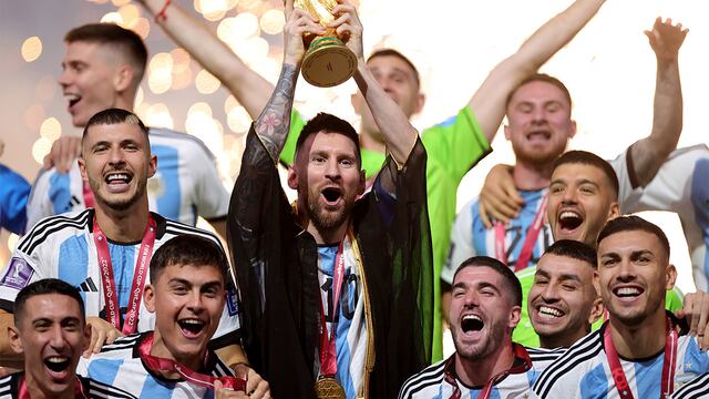 El astro rosarino se coronó con la Selección en tierras árabes.