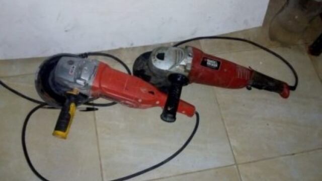 Las herramientas fueron devueltas por el ladrón.