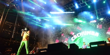 Cachumba con el Turco Oliva abrió El Baile Más grande del Universo de La Mona Jiménez (Nicolás Bravo / La Voz)