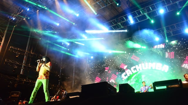 Cachumba con el Turco Oliva abrió El Baile Más grande del Universo de La Mona Jiménez (Nicolás Bravo / La Voz)