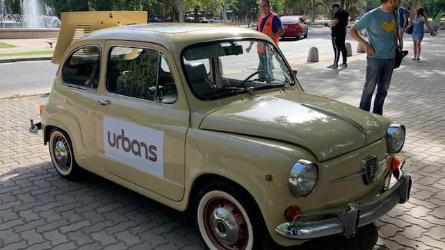 El Qnda, este Fiat 600 funciona 100% a energía eléctrica. Cuenta con batería y fue armado por mendocinos. Gentileza
