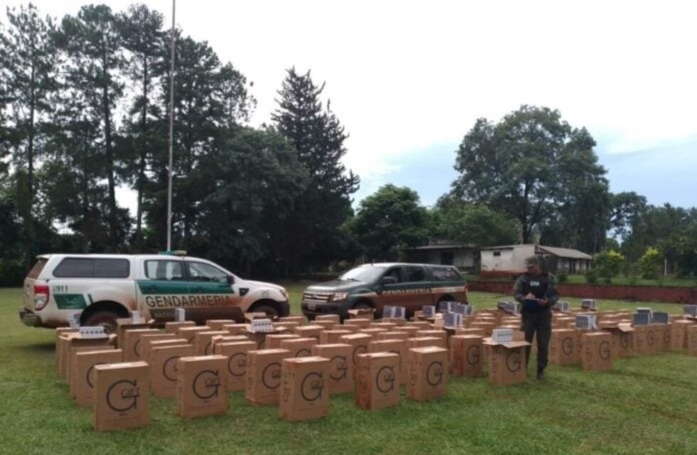 Eldorado: Gendarmería desarticuló contrabando de cigarrillos valuado en millones
