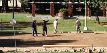 Comenzaron las obras en el Parque Sarmiento