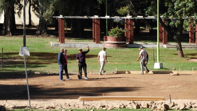 Comenzaron las obras en el Parque Sarmiento