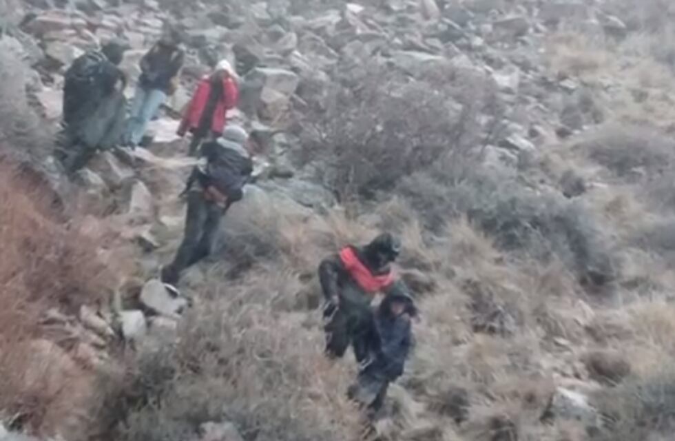 Fueron a ver el Chorro de la Vieja y se perdieron, fueron rescatados por Gendarmería
