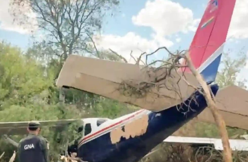Se estrelló una avioneta que llevaba más de 130 kilos de cocaína: el impactante video