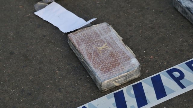 Hace dos semanas encontraron paquetes de droga similares en Empalme Graneros.