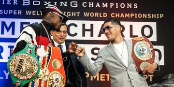 Brian Castaño y Jermell Charlo ponen en juego todos los cinturones de la categoría superwelter.