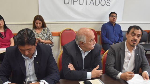 El diputado Omar Gutiérrez (derecha), presidente de la Comisión de Salud de la Legislatura de Jujuy, explicó el espíritu de la ley que se impulsa en materia de discapacidad.