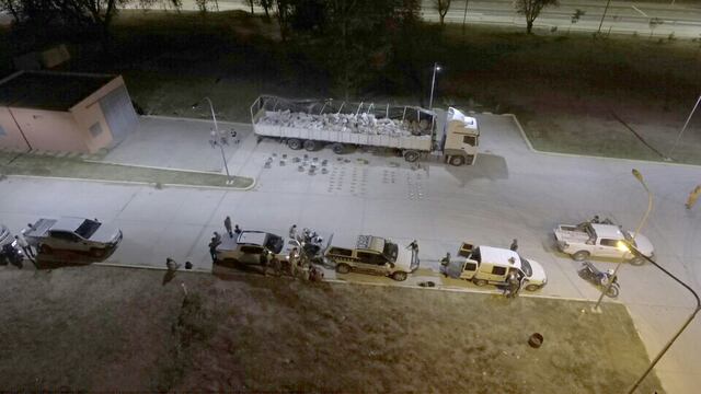 Gendarmeria secuestró estupefacientes en La Cumbre donde también realizó detenciones, había partido de Formosa.
