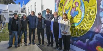 Inauguran un  mural homenaje a La Renga en Bahía Blanca. Habrá además un espacio verde en el Hospital Municipal en reconocimiento a la banda.