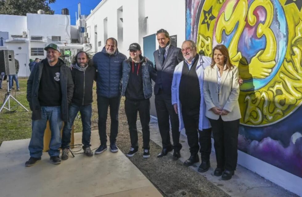 Un mural y un espacio verde: el homenaje de Bahía Blanca a La Renga