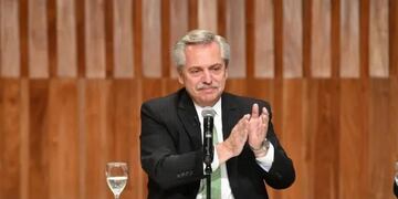 Alberto Fernández encabezó el foro de viviendas. (Presidencia de la Nación)