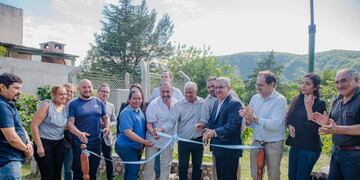 Acto inaugural de la obra.
