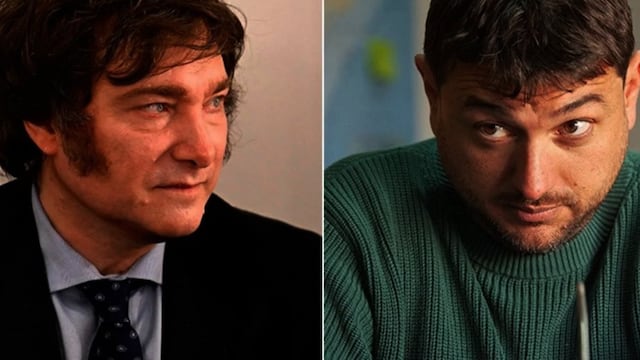 Javier Milei y Juan Grabois. (Fotomontaje)