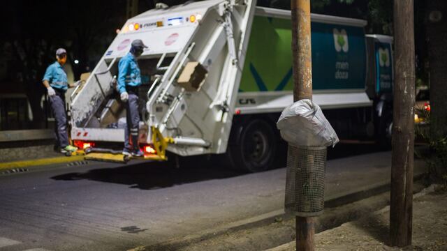 La Municipalidad de la Ciudad de Mendoza informó que el 31 de diciembre no habrá recolección nocturna de residuos. Fuente MCM
