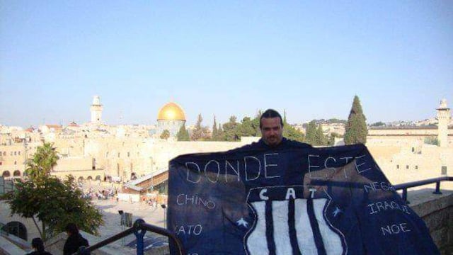 El cordobés Diego Samban vive en Israel y no dudó en volar para la final de Talleres por Copa Argentina.