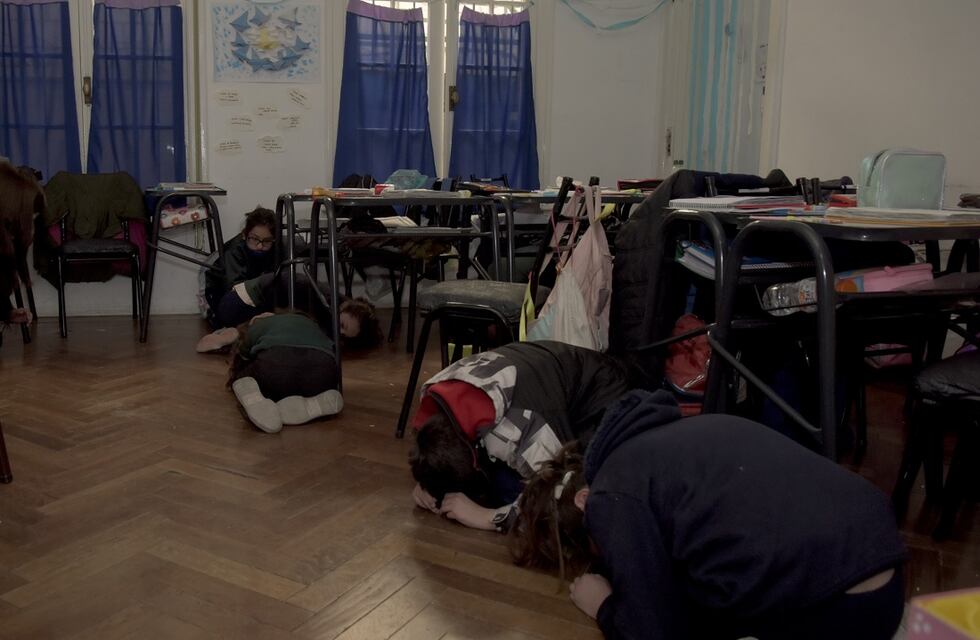 Nuevo simulacro de sismo se realizó en las escuelas de Mendoza