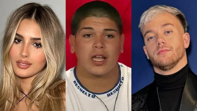 Juli Poggio, Thiago Medina y Nacho Castañares.