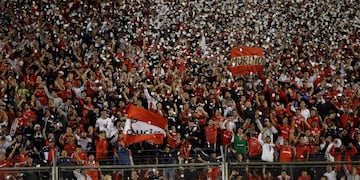 La hinchada de Independiente.