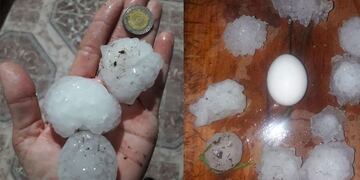 Granizo en Concepción del Uruguay