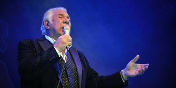 Raúl 'El Negro' Lavié fue uno de los presentes en el Festival de tango de La Falda.