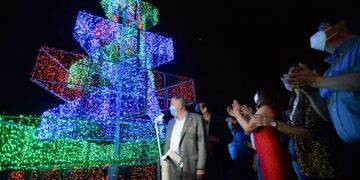 Jaldo visitó la ciudad de Alderetes.
