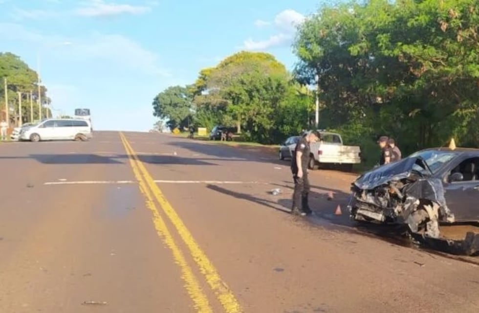 Choque en cadena en Posadas dejó heridos