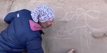 El video del hecho vandálico fue difundido en las redes sociales.