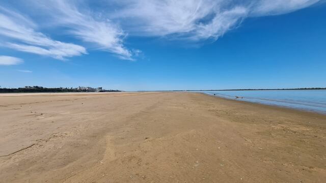 Histórica bajante del río Paraná
