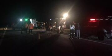 Un hombre de 53 años salió despedido del vehículo y falleció al instante.