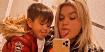 Así reaccionó Francesco, el hijo de Morena Rial, al ver la pancita de embarazada de su mamá