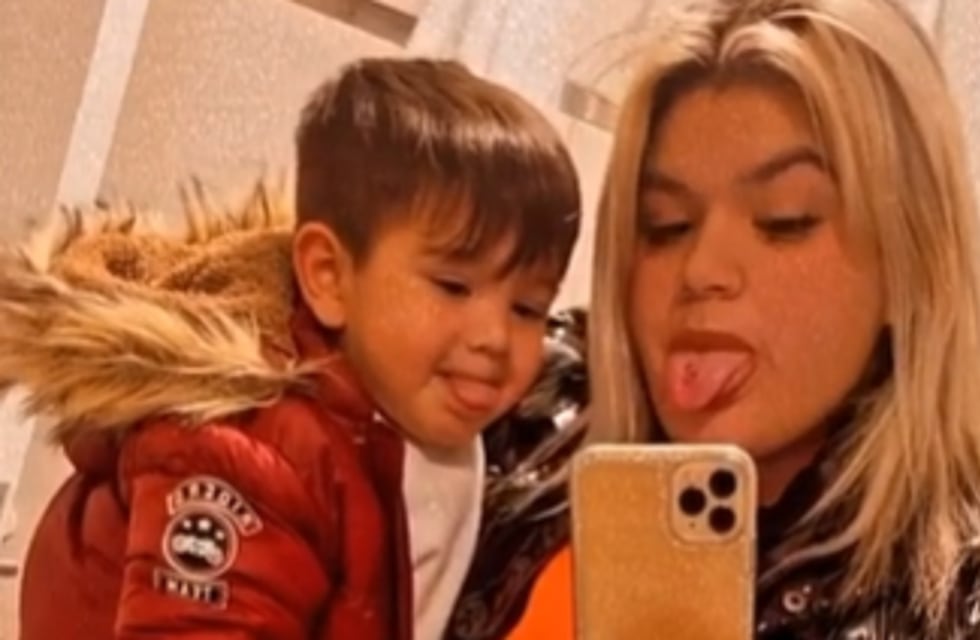 Así reaccionó Francesco, el hijo de More Rial, al ver la pancita de embarazada de su mamá