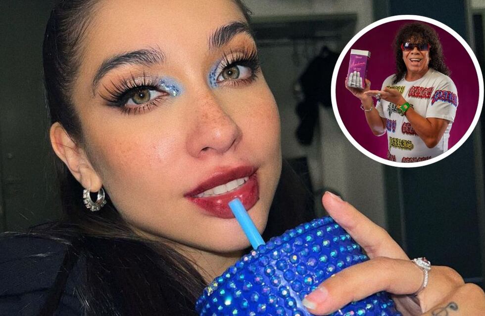 Con el vino de La Mona Jiménez, María Becerra probó su primer “arremangado” y dio su opinión